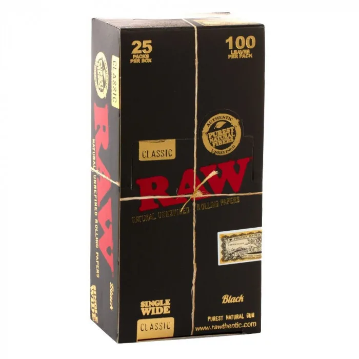 Папір для самокруток RAW Classik Black 2