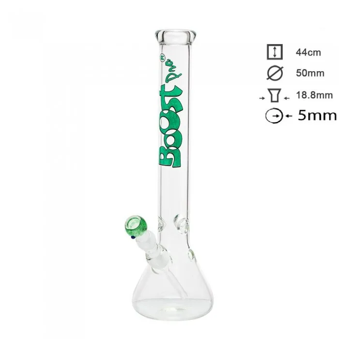 Бонг скляний BOOST Beaker H:44cm- Ø: 50mm-SG:18,8mm