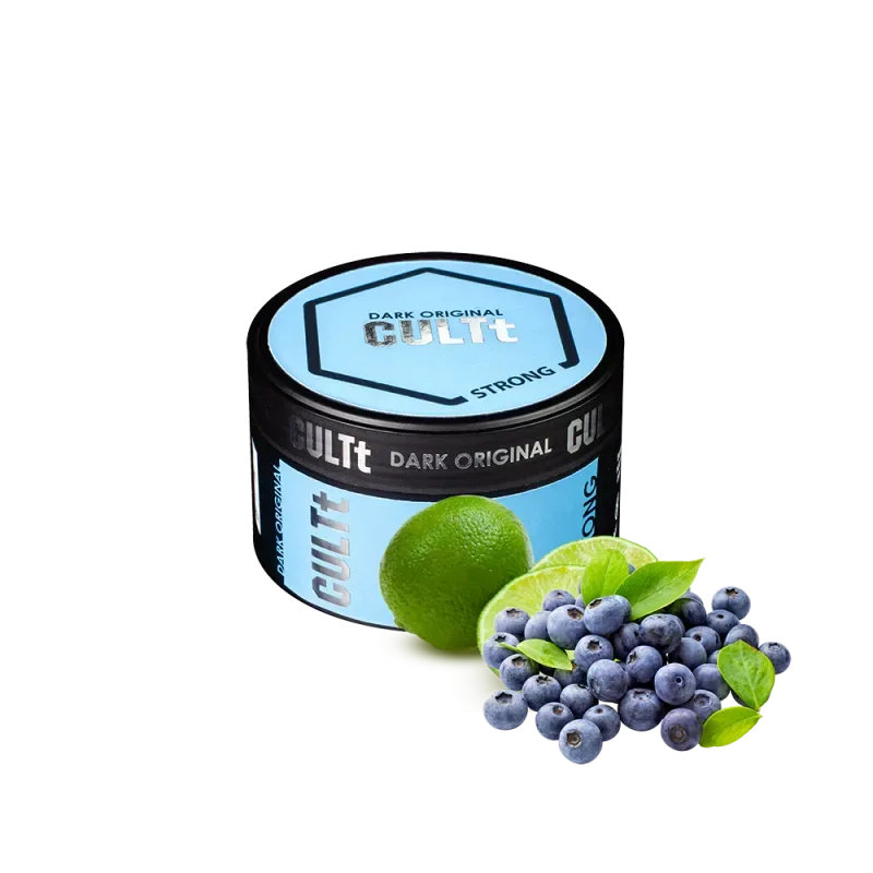Тютюн CULTt Strong DS10 100g Lime Blueberry (Чорниця Лайм)