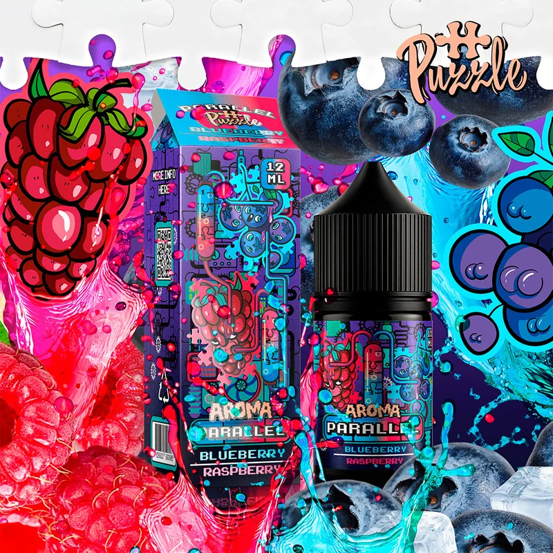 Набір In Bottle Parallel 30 ml 50mg Blueberry Raspberry (Чорниця Малина)