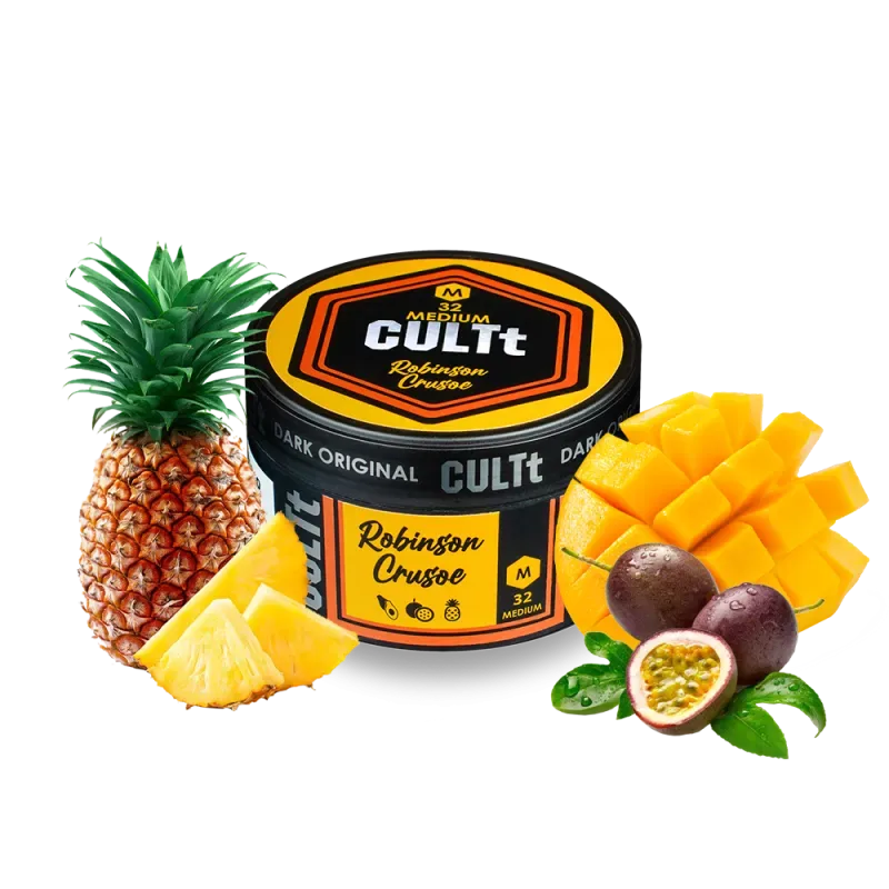Тютюн CULTt Medium M32 100g Robinson Crusoe (Манго Ананас Маракуя)