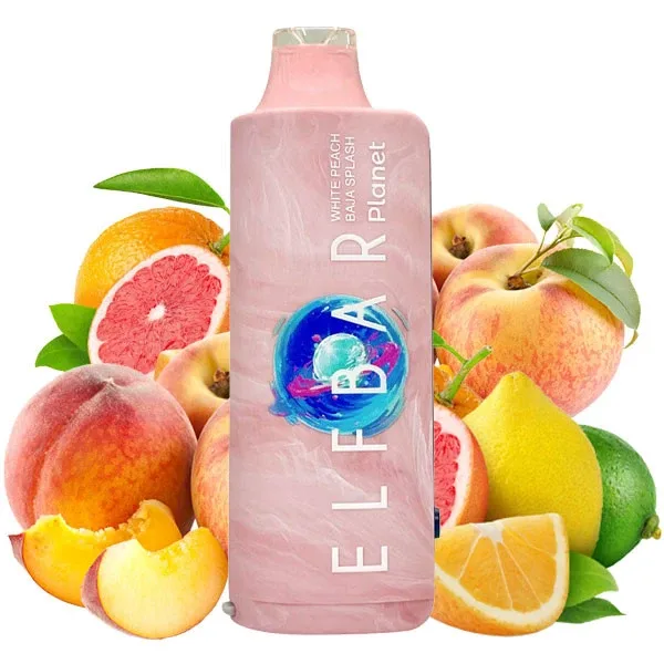 Elf Bar Planet 25000 White Peach Baja Splash (Білий Персик Баджа Сплеш)