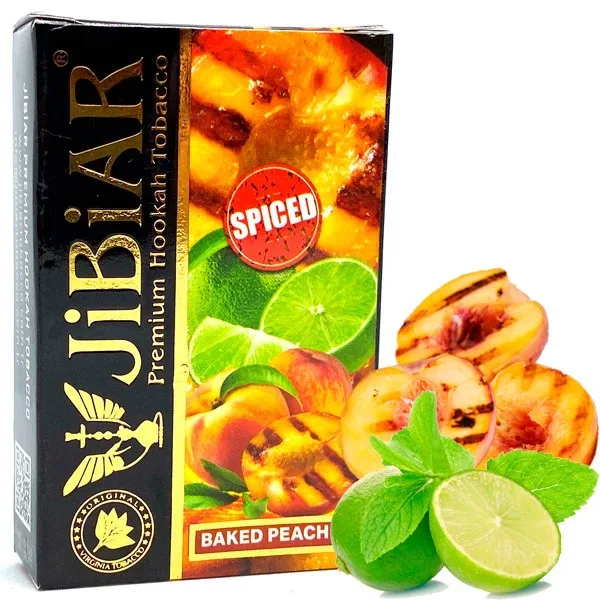 Тютюн Jibiar 50g Baked Peach Spiced (Персик Гриль)