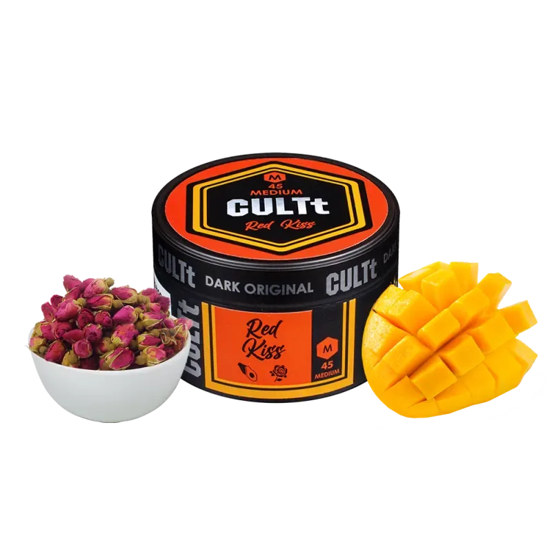 Тютюн CULTt Medium M45 100g Red Kiss (Манго Троянда)