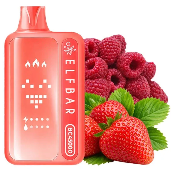 Elf Bar BC 45000 Red Raspberry Strawberry (Червона Малина Полуниця)