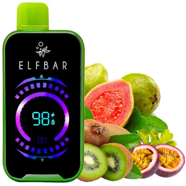 Elf Bar Raya D2 20000 Kiwi Passion Fruit Guava (Ківі Маракуя Гуава)