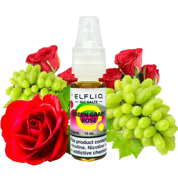 Рідина Elf Liq 10 мл Green Grape Rose (Зелений Виноград Троянда)