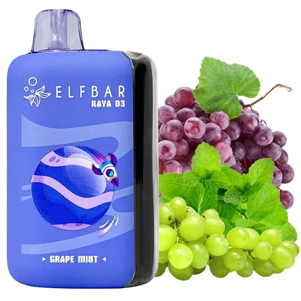 Elf Bar Raya D3 25000 Grape Mint (Виноград М'ята)