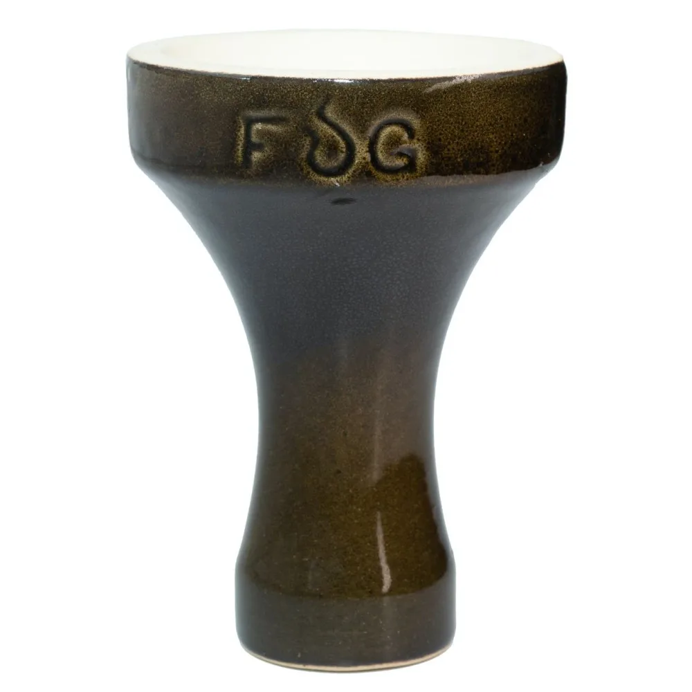 Чаша для кальяну Fog Assassin Semi-Glazed Темно-зелена 1