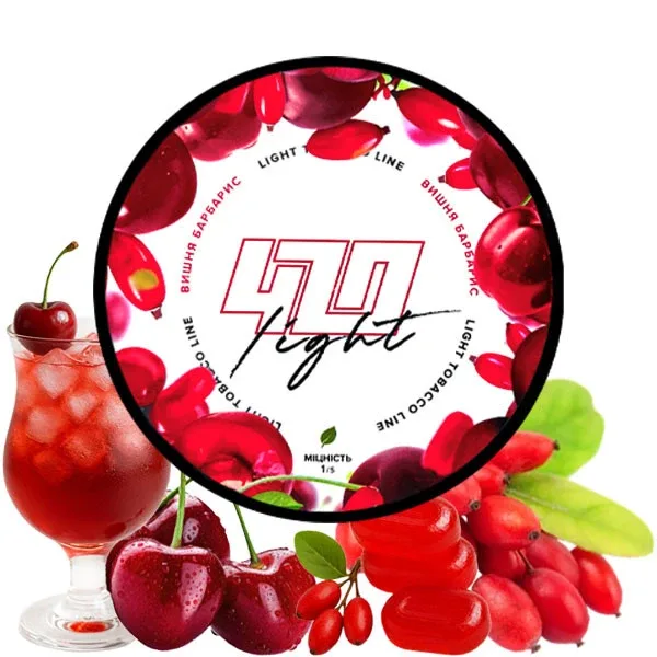Тютюн 420 Light 100gr Вишня Барбарис