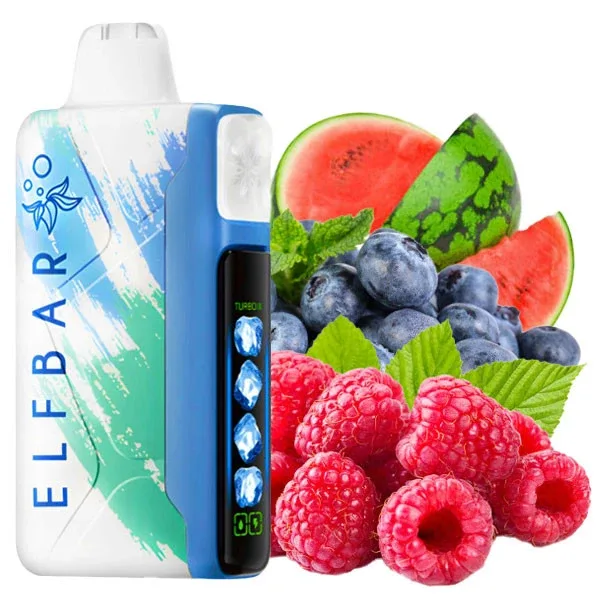 Elf Bar Ice King 40000 Blueberry Raspberry Watermelon (Чорниця Малина Кавун)