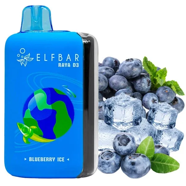 Elf Bar Raya D3 25000 Blueberry Ice (Чорниця Лід)