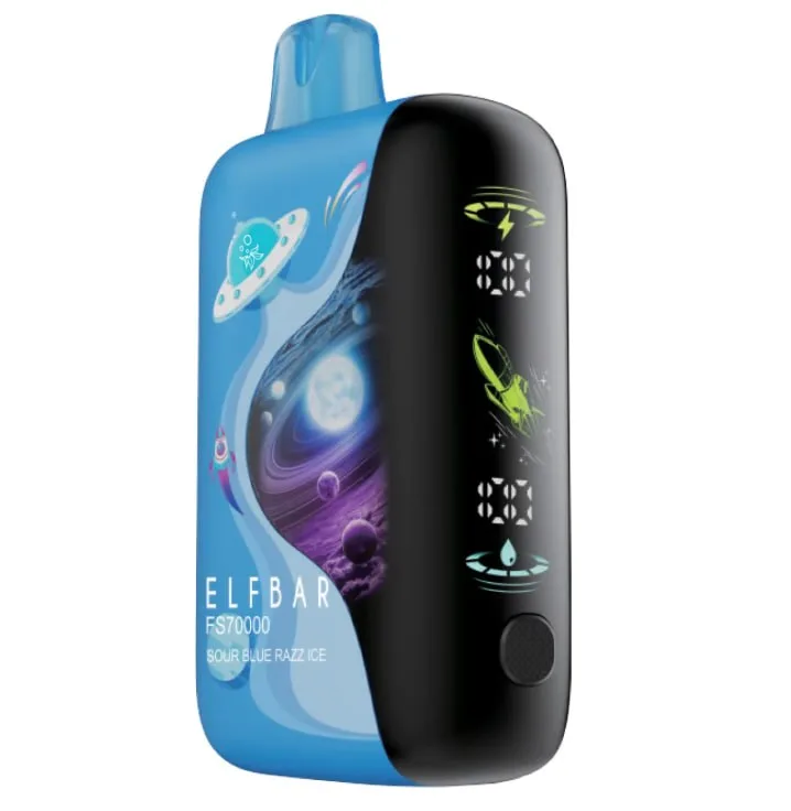 Elf Bar FS70K Sour Blue Razz Ice (Кисла Блакитна Малина Лід)