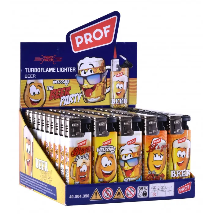 Запальничка Prof Lighters with Beer logo's