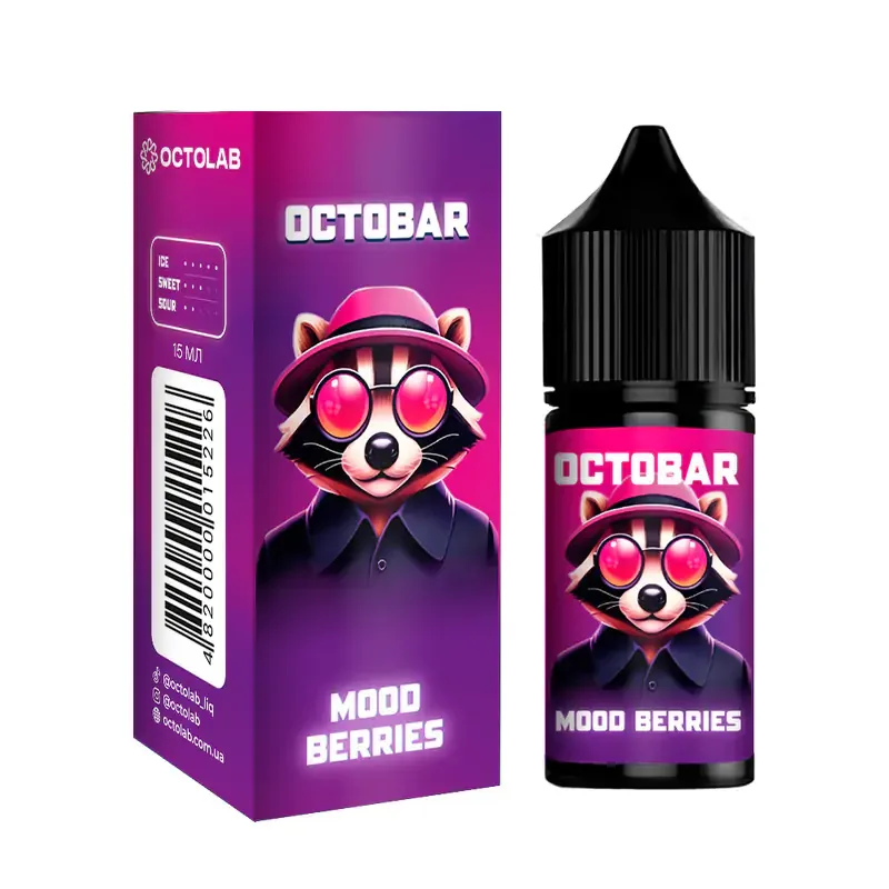 Набір Octobar NFT 30 мл 50 мг Mood Berries (Ягідний настрій)