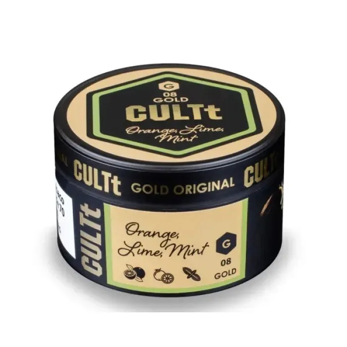 Тютюн CULTt Gold C08 100g Orange Lime Mint (Апельсин Лайм М'ята)