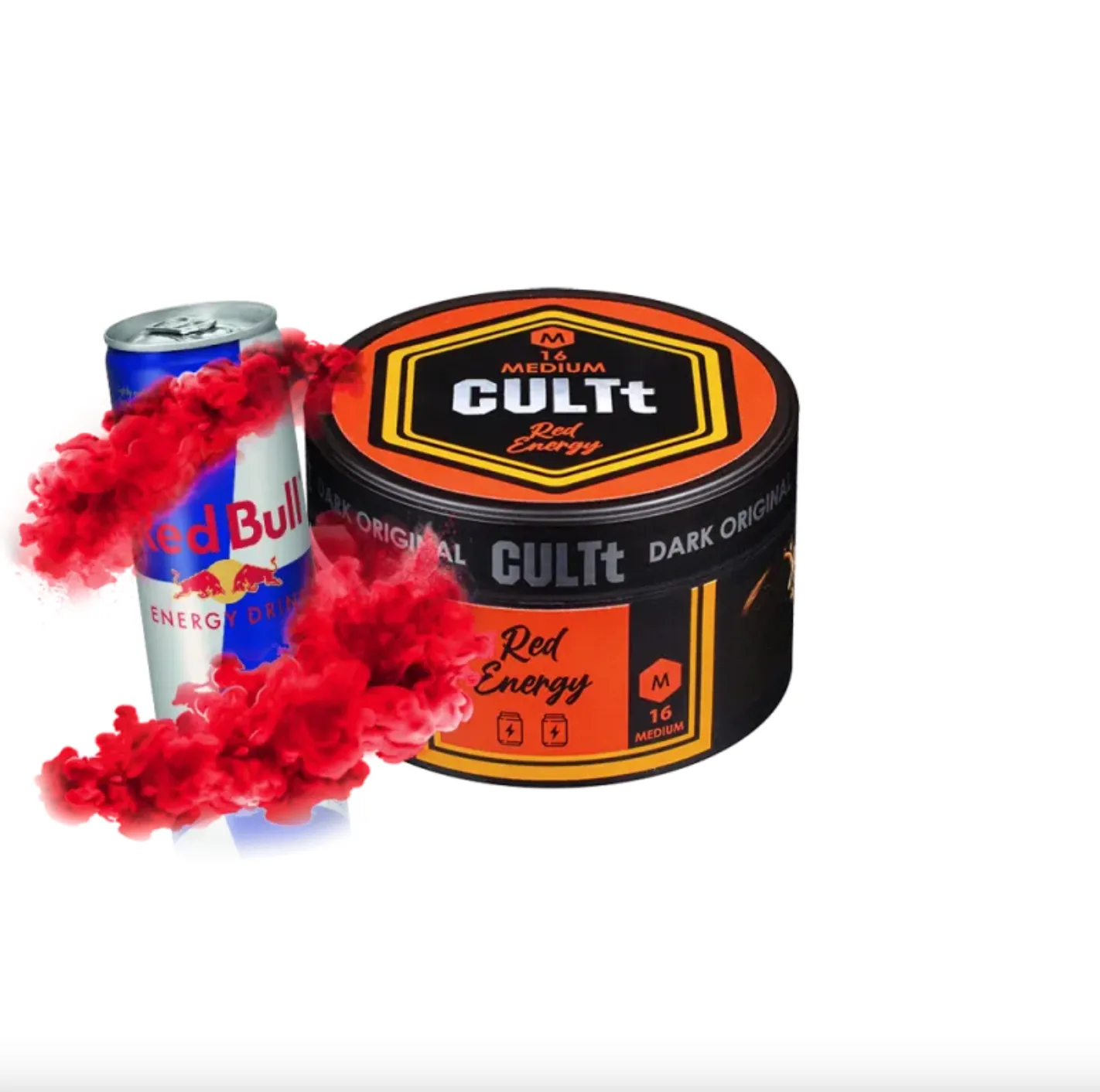 Тютюн CULTt Medium M16 100g Red Energy (Червоний Енергетик)
