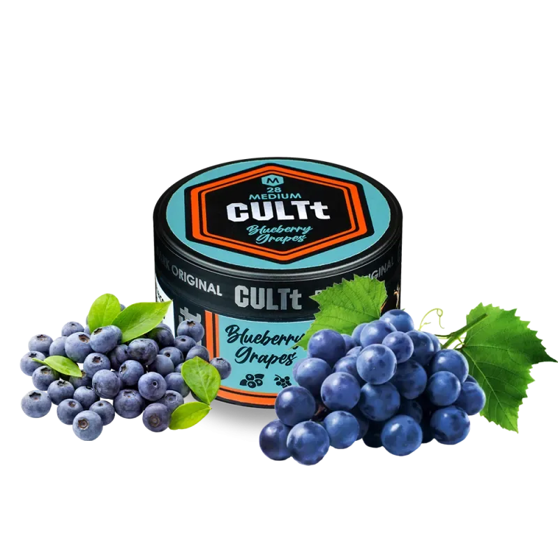 Тютюн CULTt Medium M28 100g Blueberry Grapes (Чорниця Виноград)