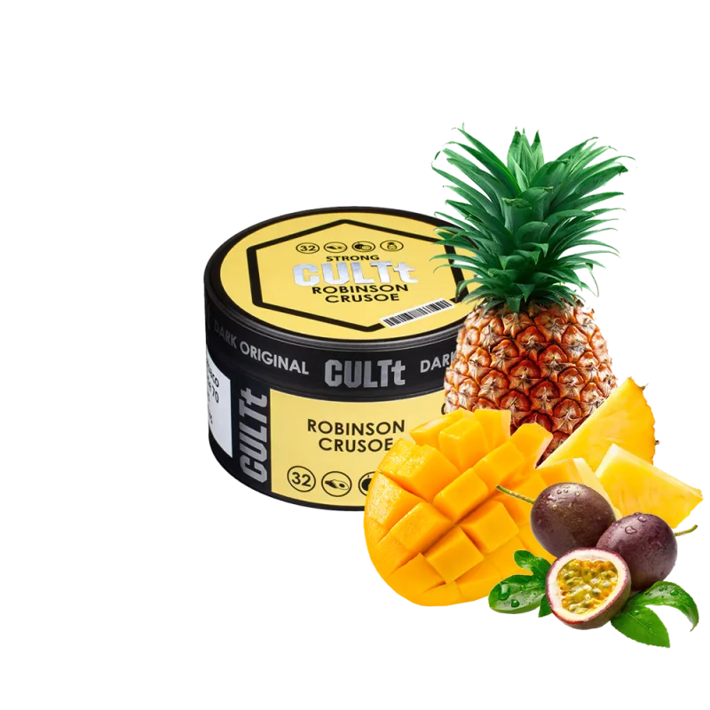 Тютюн CULTt Strong DS32 100g Robinson Crusoe (Манго Ананас Маракуя)