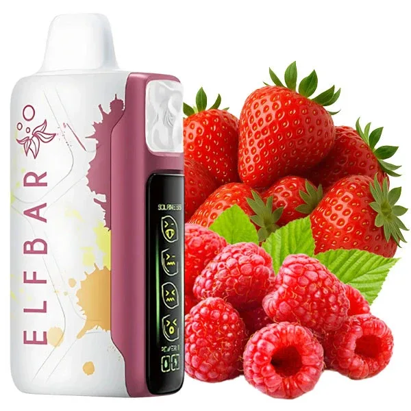 Elf Bar 30000 Sour King Red Raspberry Strawberry (Червона Малина Полуниця)