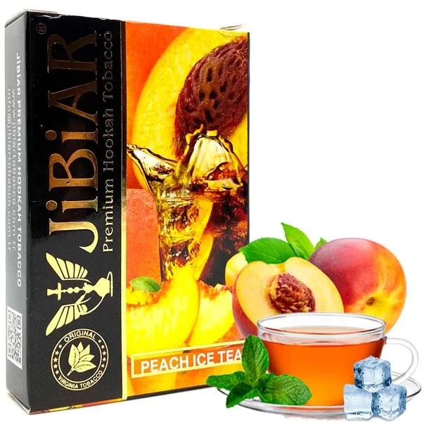 Тютюн Jibiar 50g Peach Ice Tea (Персик Чай Лід)