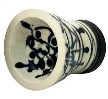 Чаша для кальяну Sweet Bowls New Turkish Glaze White 2