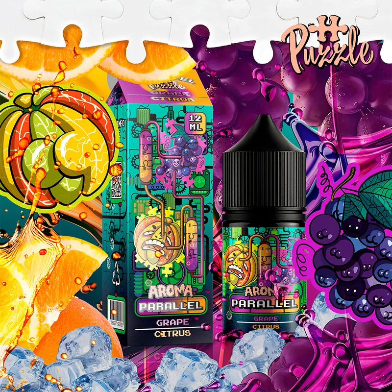 Набір In Bottle Parallel 30 ml 50mg Grape Citrus (Виноград Цитрус)