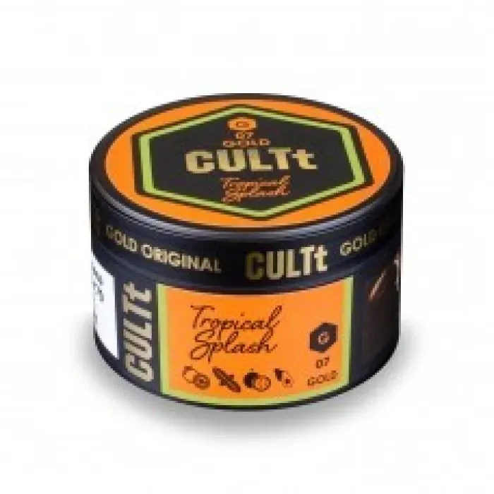 Тютюн CULTt Gold C07 100g Tropical Splash (Лайм Маракуя Манго М'ята)