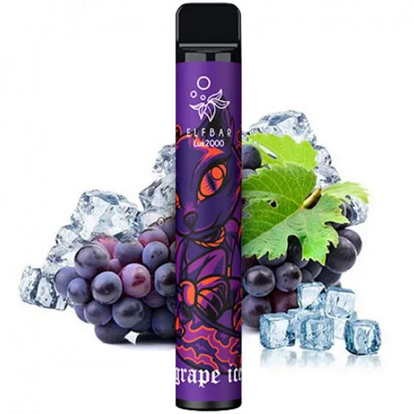 Elf Bar Lux 2000 Grape Ice (Виноград Лід)