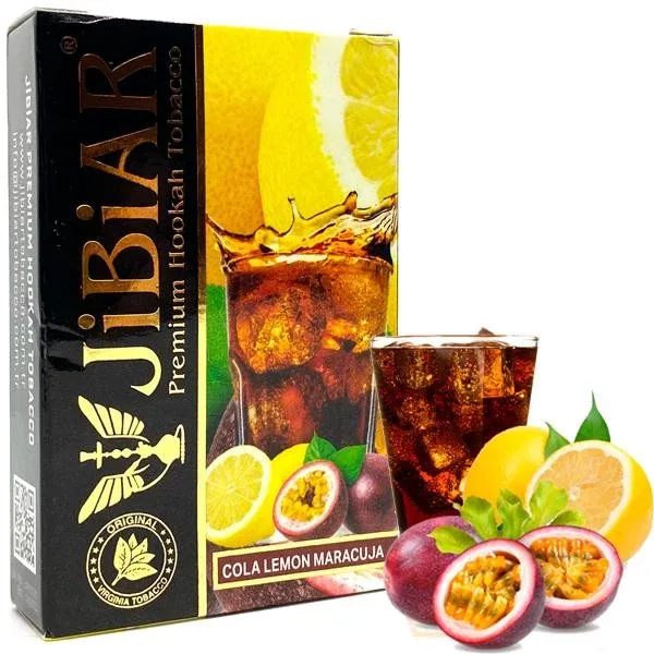 Тютюн Jibiar 50g Cola Lemon Maracuja (Кола Лимон Маракуя)