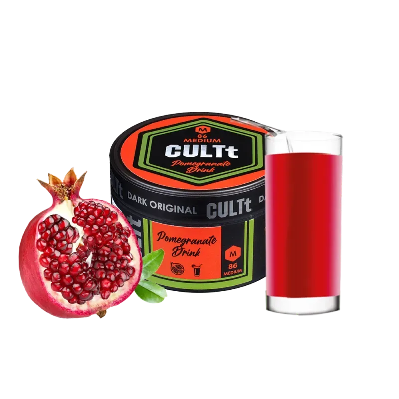 Тютюн CULTt Medium M86 100g Pomegranate Drink (Гранатовий Напій)