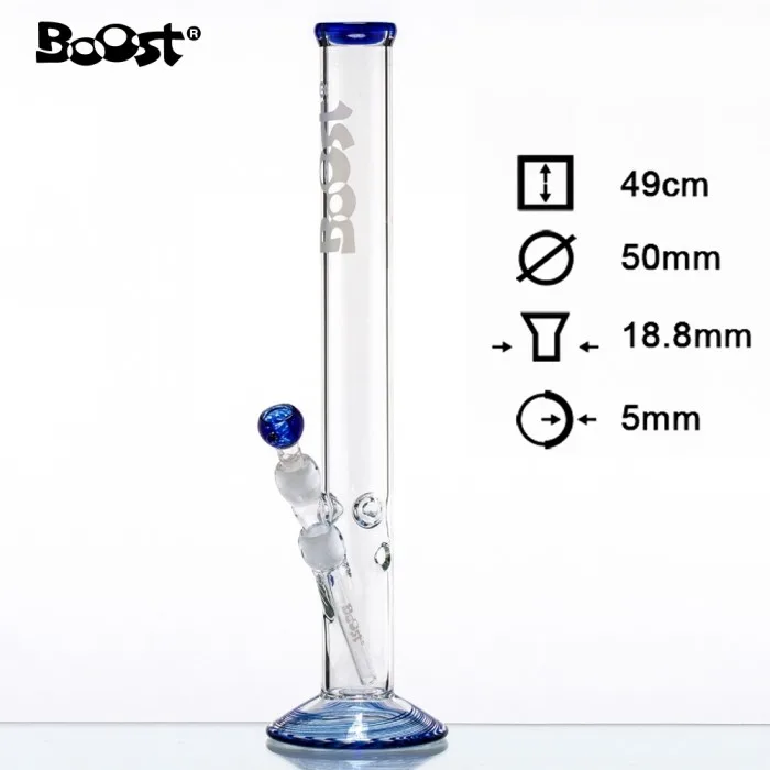 Бонг скляний Boost Cane + Ice, 49см