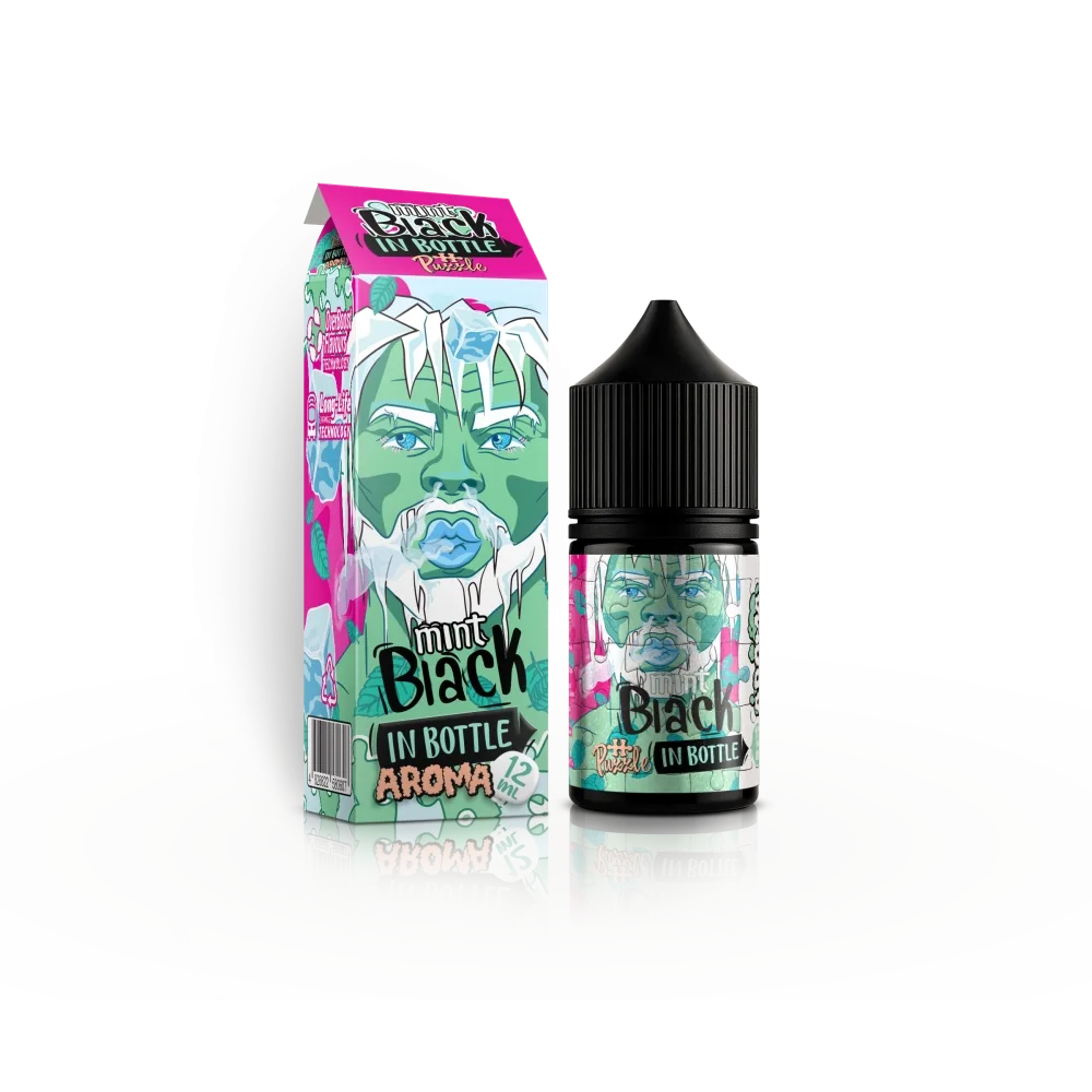 Набір In Bottle Salt Puzzle 30 ml 50mg Black Mint (Чорна м'ята)