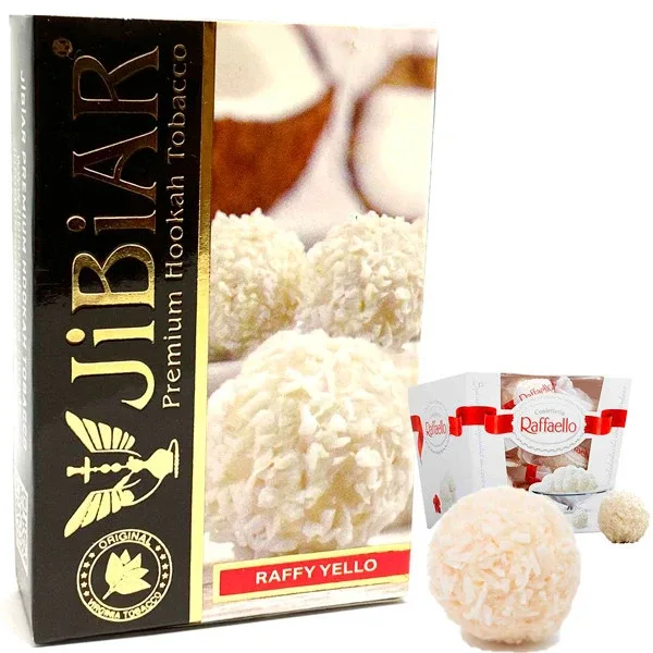 Тютюн Jibiar 50g Raffy Yello (Рафаелло)