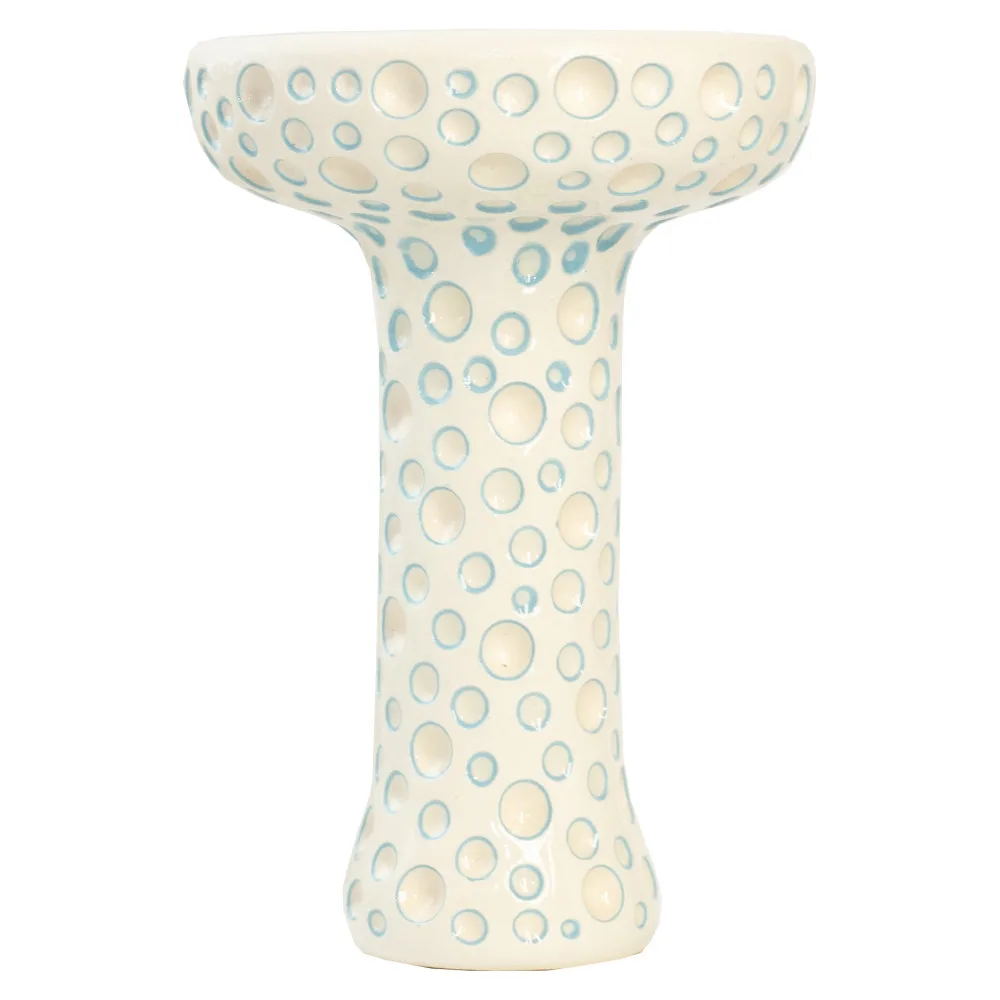 Чаша для кальяну ETNA Phunnel Dot Glaze White