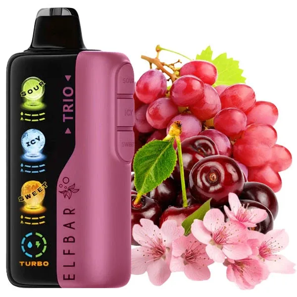 Elf Bar Trio 40000 Sakura Grape (Сакура Виноград)