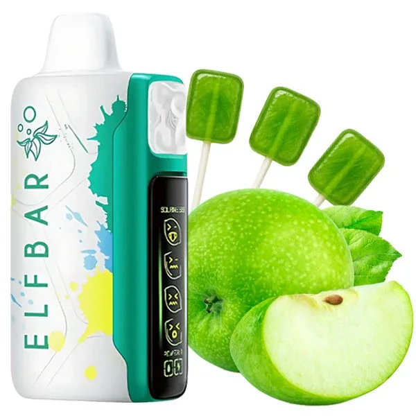 Elf Bar 30000 Sour King Sour Apple Candy (Кисле Яблуко Цукерки)