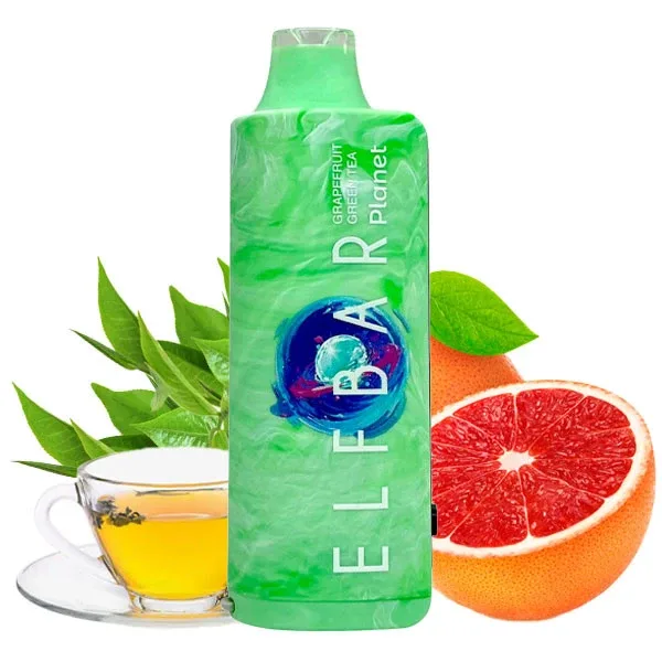 Elf Bar Planet 25000 Grapefruit Green Tea (Грейпфрут Зелений Чай)