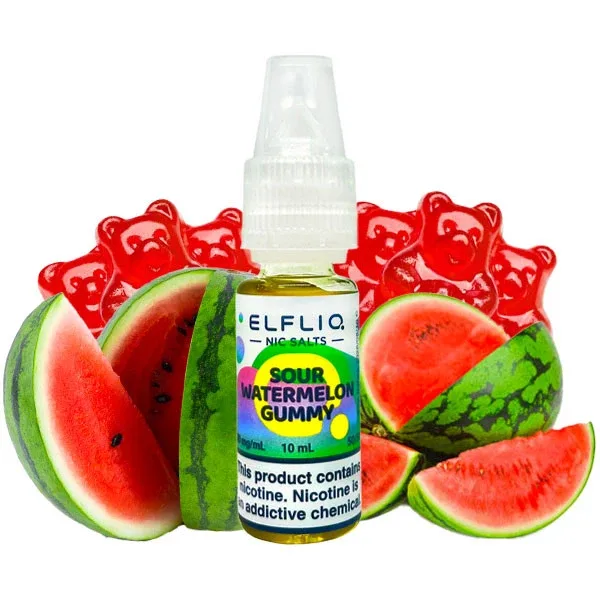 Рідина Elf Liq 10 мл Sour Watermelon Gummy (Кислий Кавун Ведмедики)