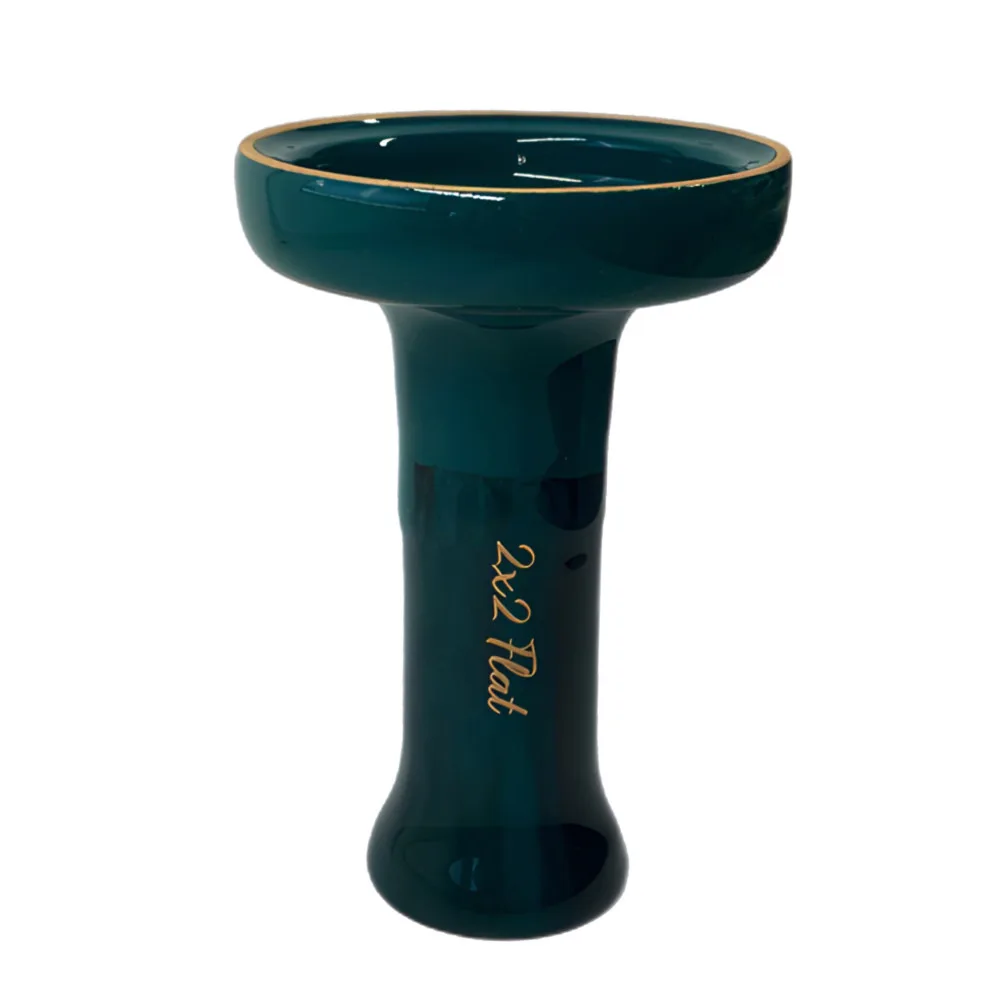 Чаша для кальяну 2х2 Flat Emerald Green