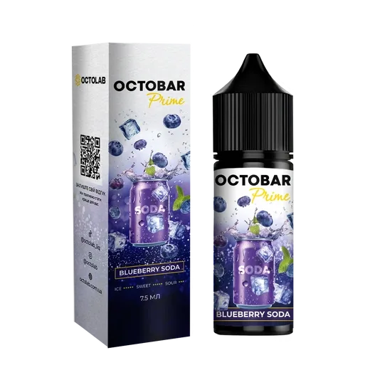 Набір Octobar Prime 15 мл 50 мг Blueberry Soda (Чорнична содова)