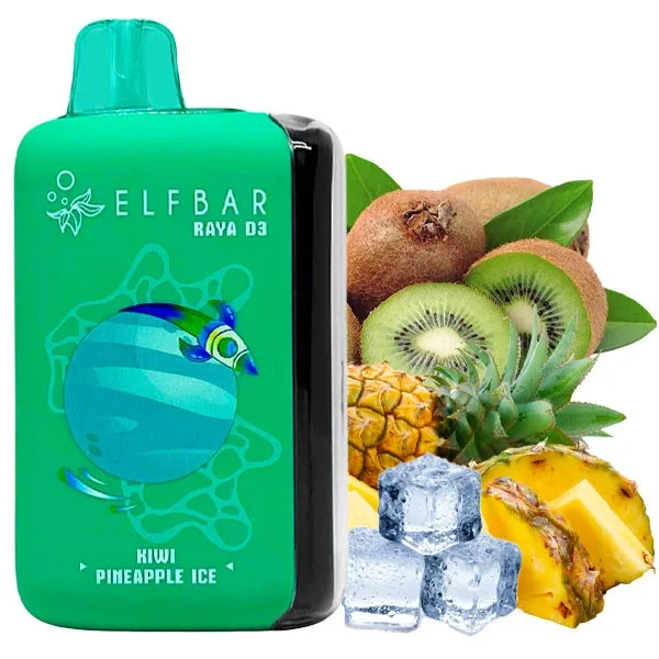 Elf Bar Raya D3 25000 Kiwi Pineapple Ice (Ківі Ананас Лід)