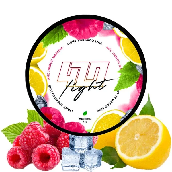 Тютюн 420 Light 250gr Айс Малина Лимон