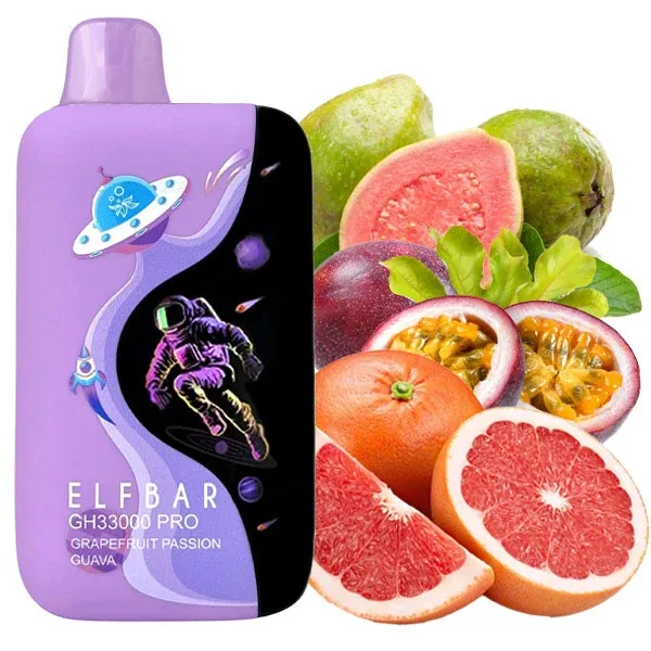 Elf Bar 33000 GH Pro Grapefruit Passion Guava (Грейпфрут Маракуя Гуава)