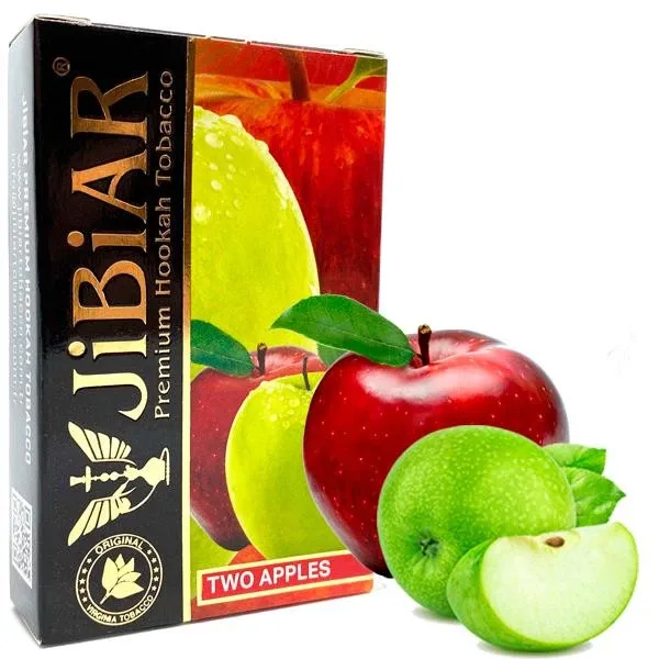 Тютюн Jibiar 50g Two Apples (Два Яблука)