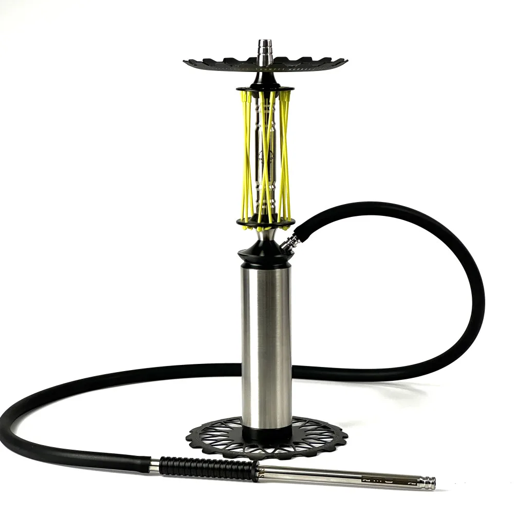 Кальян Trumpet Hookah Rider Full (з металевою колбою) Yellow