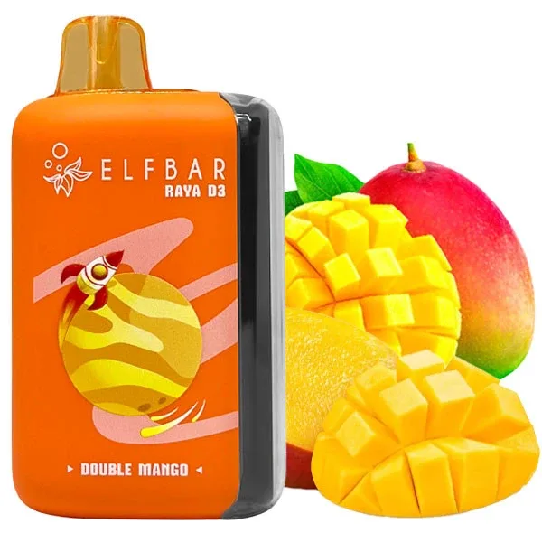 Elf Bar Raya D3 25000 Double Mango (Подвійне Манго)