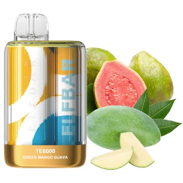 Elf Bar TE 6000 Green Mango Guava (Зелене Манго Гуава)