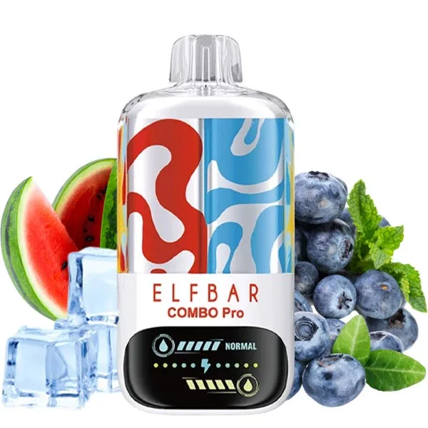 Elf Bar 30000 Combo Pro Watermelon Ice & Blueberry (Кавун Лід & Чорниця)