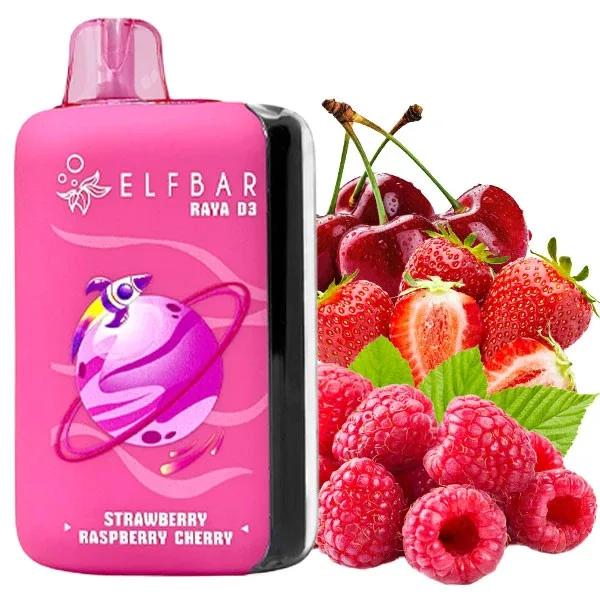 Elf Bar Raya D3 25000 Strawberry Raspberry Cherry (Полуниця Малина Вишня)